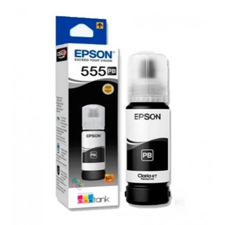 Oferta en Botella de Tinta Epson T555120-AL Negro Para L8160/8180 -  TryHardware