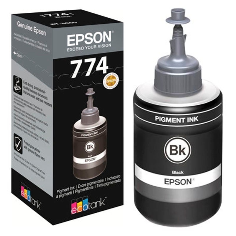 Botella de Tinta Epson T774120-AL Negro Para M105/M205 - TryHardware
